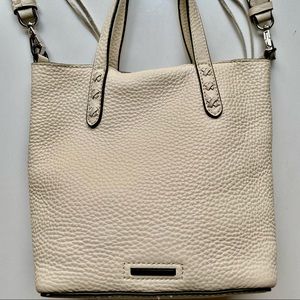 Rebecca Minkoff White Shoulder/Cross Body Bag With Adjustable Strap